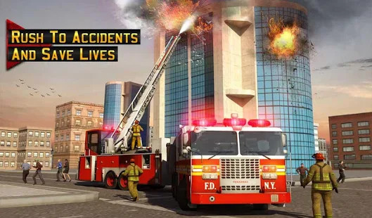 消防车驾驶学校：911应急响应 3D图片1