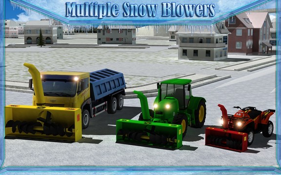 Snow Blower Truck Simulator 3D图片9