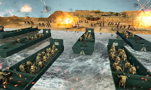 D-Day World War 2 Army Games图片4