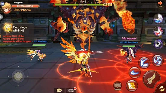 Blade & Wings: Fantasy 3D Anime MMO Action RPG图片1