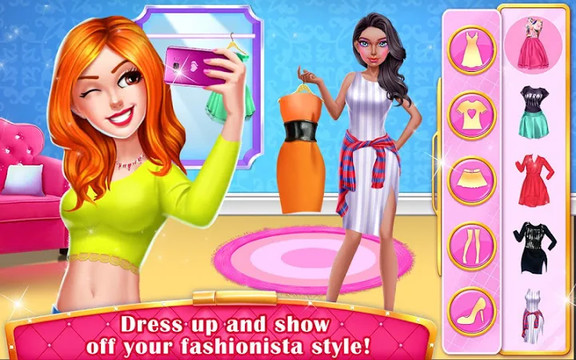商场女郎：换装购物&做水疗❤免费美妆游戏图片2