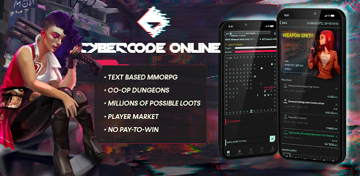CyberCode Online | Text Based MMO RPG图片1