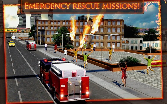 Fire Truck Emergency Rescue 3D图片6