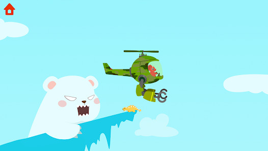 恐龙直升机 - 儿童飞机游戏图片6