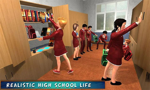 高中女孩模拟器：虚拟生活游戏3D图片3