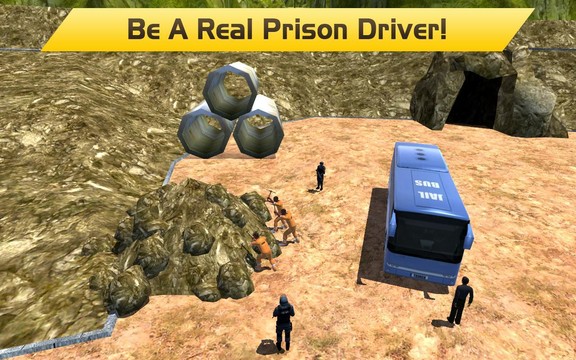 Hill Climb Prison Police Bus图片8