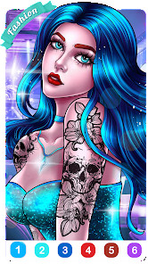 Tattoo Coloring games图片4
