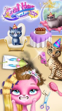 猫咪美发沙龙生日派对图片5