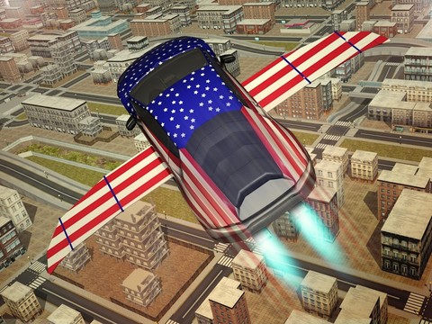 Free Flying Racing Car Driving图片3