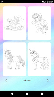 Unicorn Coloring Book图片8