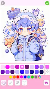 Cute Drawing : Anime Color Fan图片2