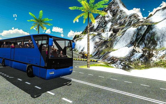 雪总线驾驶模拟器3D-游客长途汽车停車處模拟器 2017图片2