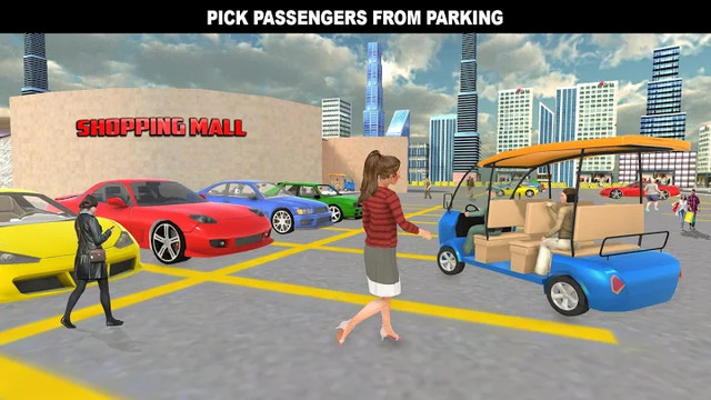 购物中心拉什出租车：城市司机模拟器图片5