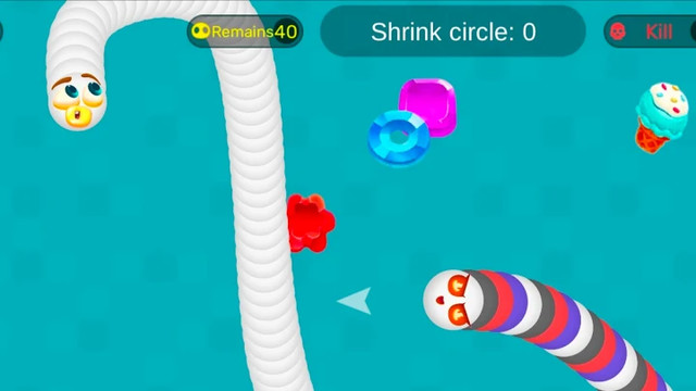 Worms Dash.IO-snake battle zone图片1