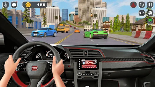 Real Car Driving School Games图片2