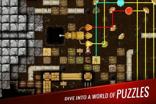 Diggy s Adventure: 逃離這個2D礦工迷宮拼圖图片10