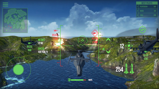 現代直升機戰爭：玩家對戰射擊戰爭遊戲图片5