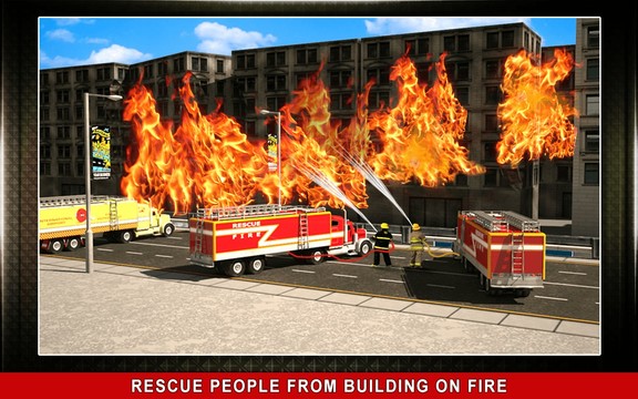 911救援消防车3D辛图片4