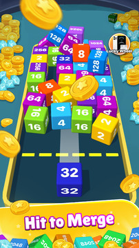 Chain Cube 3D: Drop The Number 2048图片1