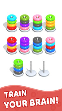 Color Hoop Stack - Sort Puzzle图片1