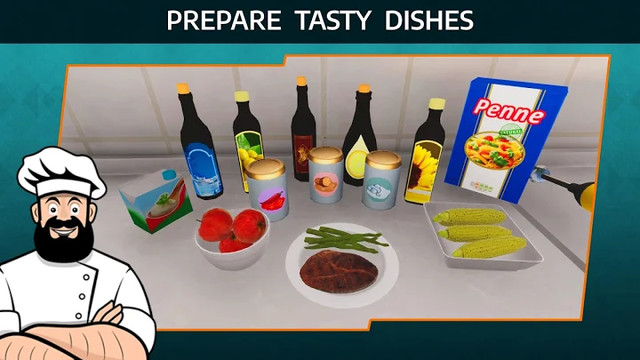 烹饪模拟器移动版：厨房和烹饪游戏修改版图片5