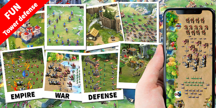 Empire Defense: Age of Stick War & Tower Defense图片1