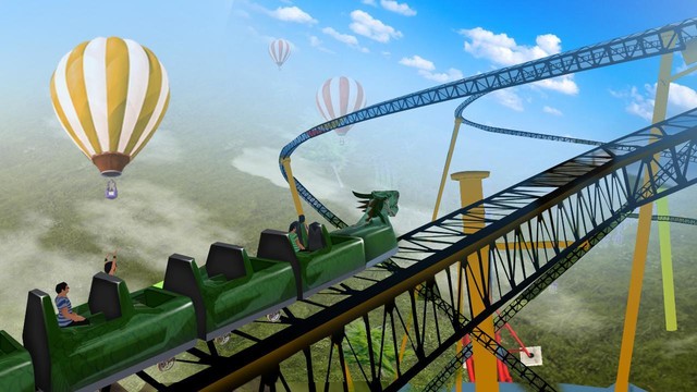 Roller Coaster Racing 3D 2 player图片4