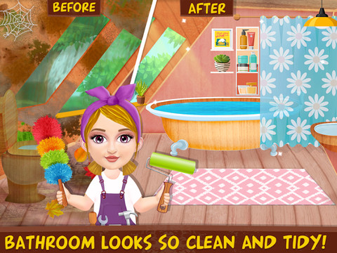 Messy House Cleanup Girls Home Cleaning Activities图片3