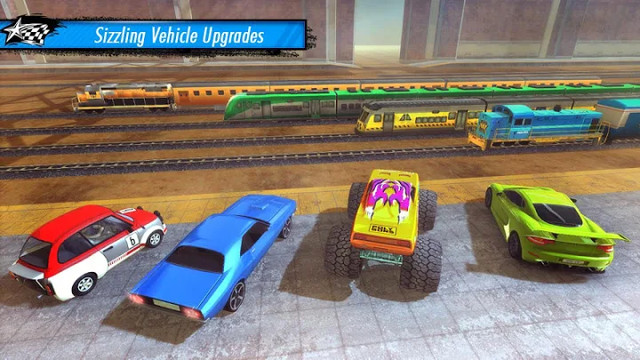 Train vs Car Racing 3D图片2