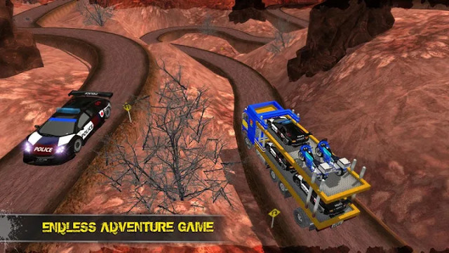OffRoad Police Transporter Truck Games图片5