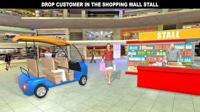 购物中心拉什出租车：城市司机模拟器图片1