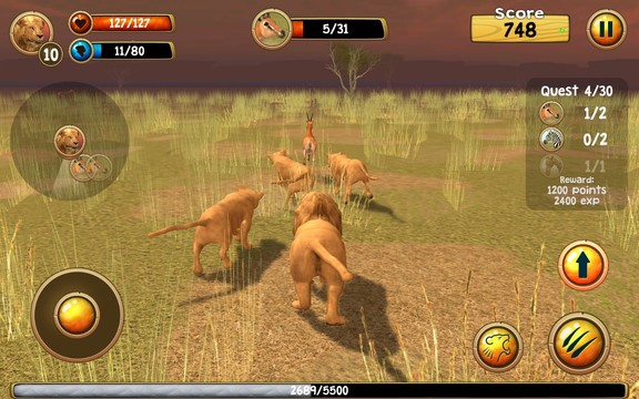 Wild Lion Simulator 3D图片3