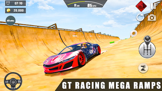 GT Car Stunt: Crazy Car Games图片2