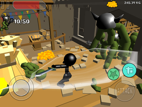 Stickman Sword Fighting 3D图片4