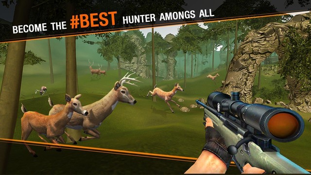 鹿狩猎狙击手 - 动物狩猎图片4