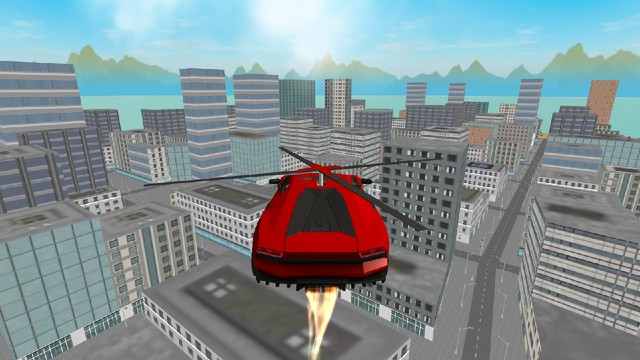 Flying  Helicopter Car 3D Free图片2