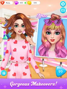 Project Makeup: Makeover Story Games for Girls图片1