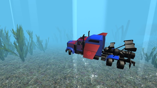 Submarine Transformer Truck 3D图片2