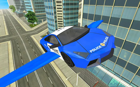 Police Flying Cars Futuristic Sim 3D图片2