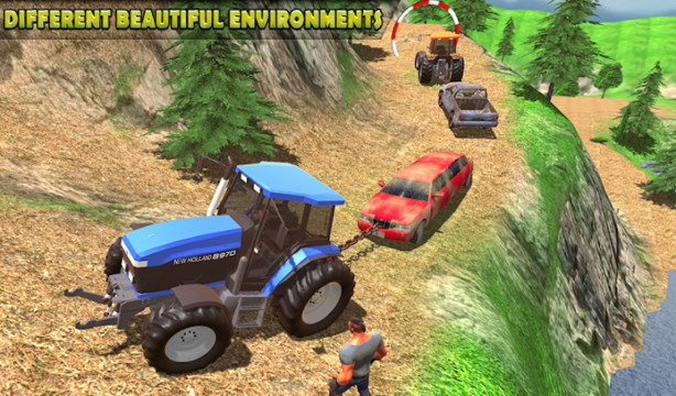 拖拉机拉公共汽车3D  - 免费拖拉机游戏图片3