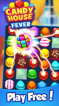 Candy House Fever - 2020 free match game图片3