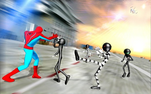 蜘蛛vs Stickman海军战斗图片1