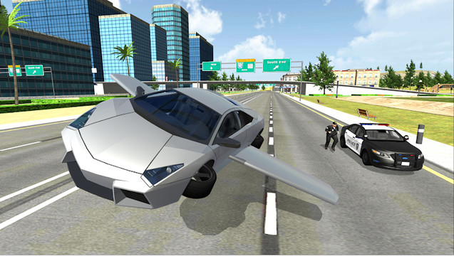 Flying Car City 3D图片2