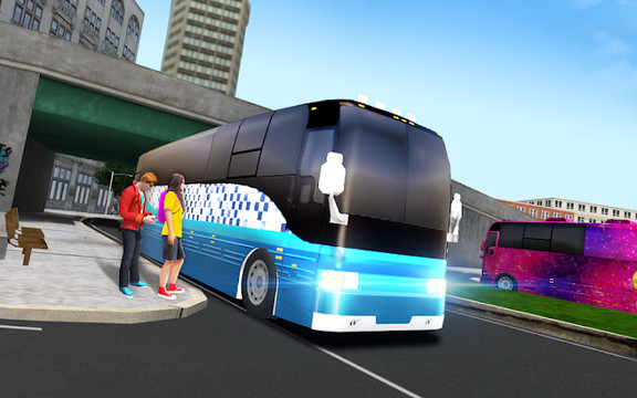 终极公交车驾驶游戏 - 3D巴士汽车模拟器2020图片1