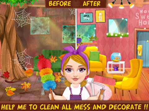 Messy House Cleanup Girls Home Cleaning Activities图片4