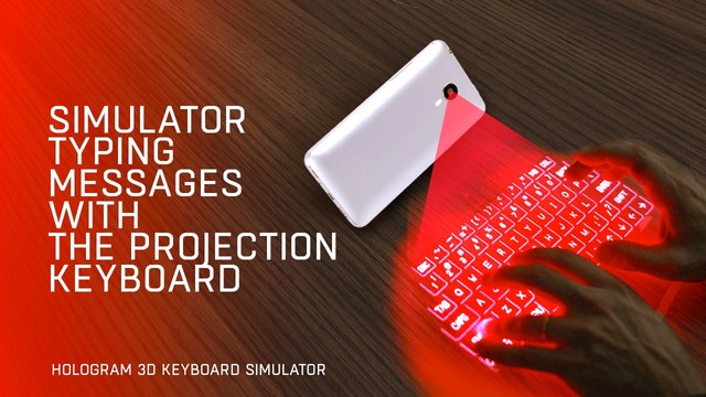 Hologram 3D keyboard simulator图片1