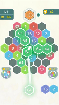 HexPop: Merge number to 2048, Free Puzzle Games图片4