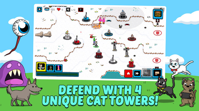 Cats & Cosplay: Epic Tower Defense Fighting Game图片10