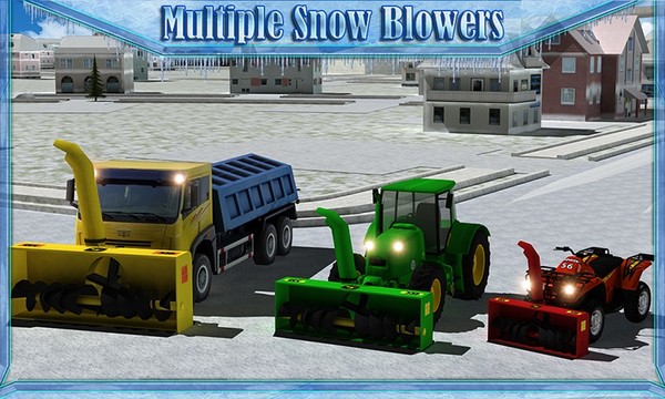 Snow Blower Truck Simulator 3D图片4