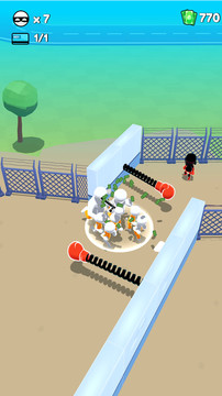 《監獄逃脫 3D：布娃娃動作遊戲》图片1